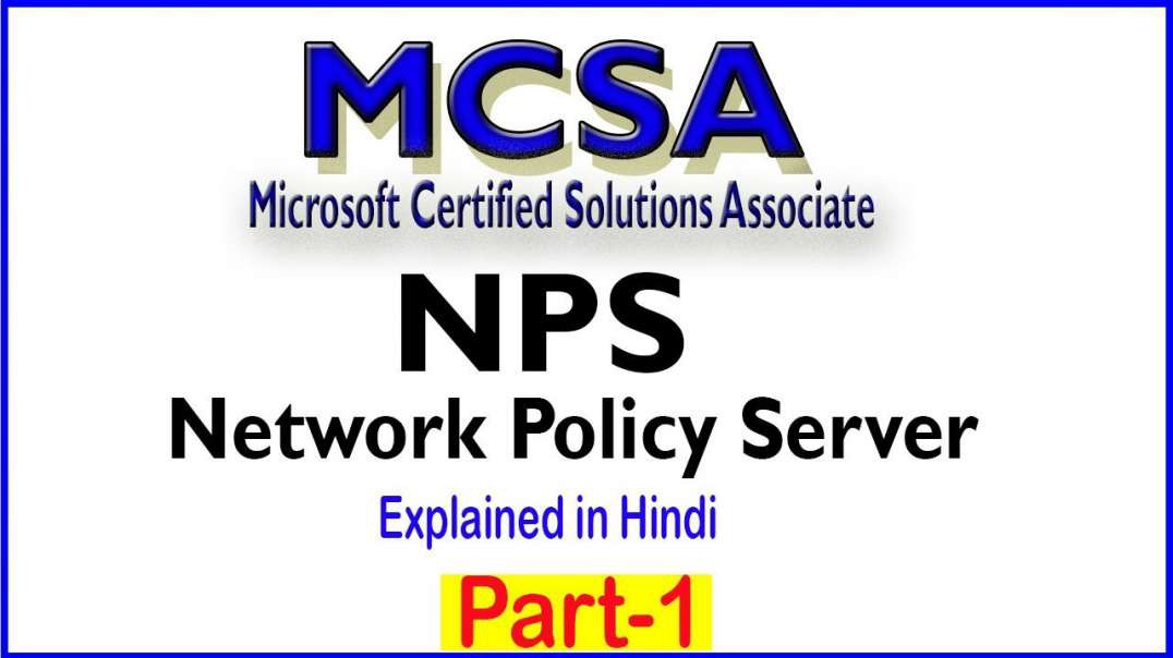 NPS - Network Policy Server  configuration step by step in hindi