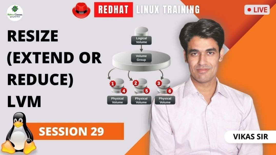 ❤❤❤❤❤❤❤❤❤❤ Session-29 - Resize (Extend Or Reduce) LVM in Linux - ❤❤❤❤❤❤❤❤❤❤❤❤❤❤❤❤❤