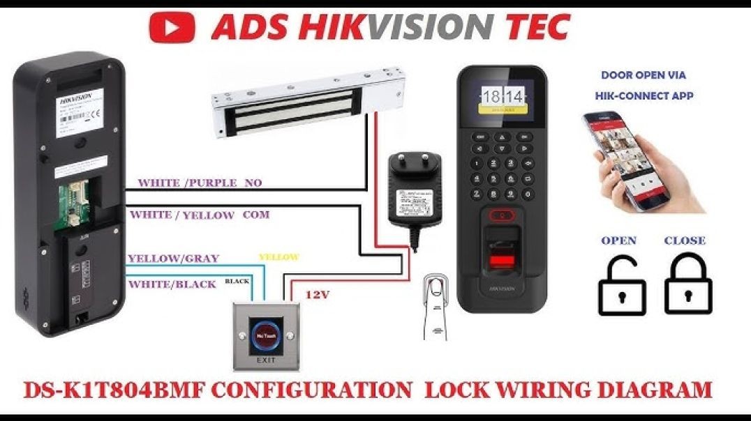 ❤💟 ❤💟❤❤ ❤💟❤Installing Hikvision Access Control ds-k1t804ef ❤💟❤  ❤💟❤❤💟 ❤💟❤💟 ❤❤💟❤