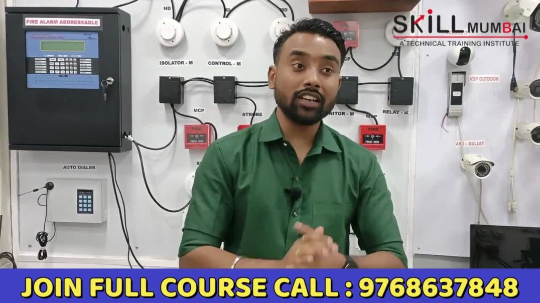 ⁣💙♈💙💙Fire Alarm Addressable System Practical Training 100% Practical Course _ Skill Mumbai💙♈💙💙♈