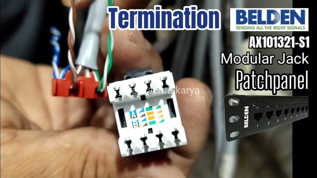 ❤❤❤❤❤❤ BELDEN MODULAR JACK AX101321 TERMINATION - PATCHPANEL BELDEN❤❤❤❤❤❤❤❤❤❤