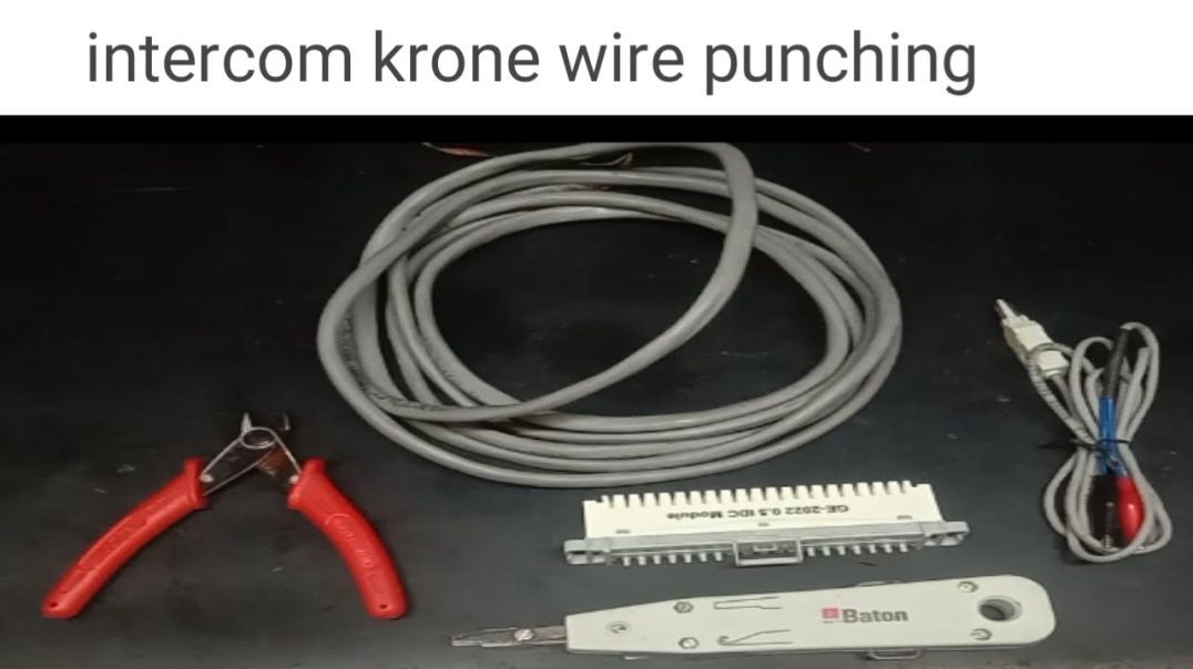 ⁣💟❤❤❤♑💟❤ intercom krone wire punching _ How to use krone punching tool 💟❤❤💟❤❤❤💟❤❤♑💟❤