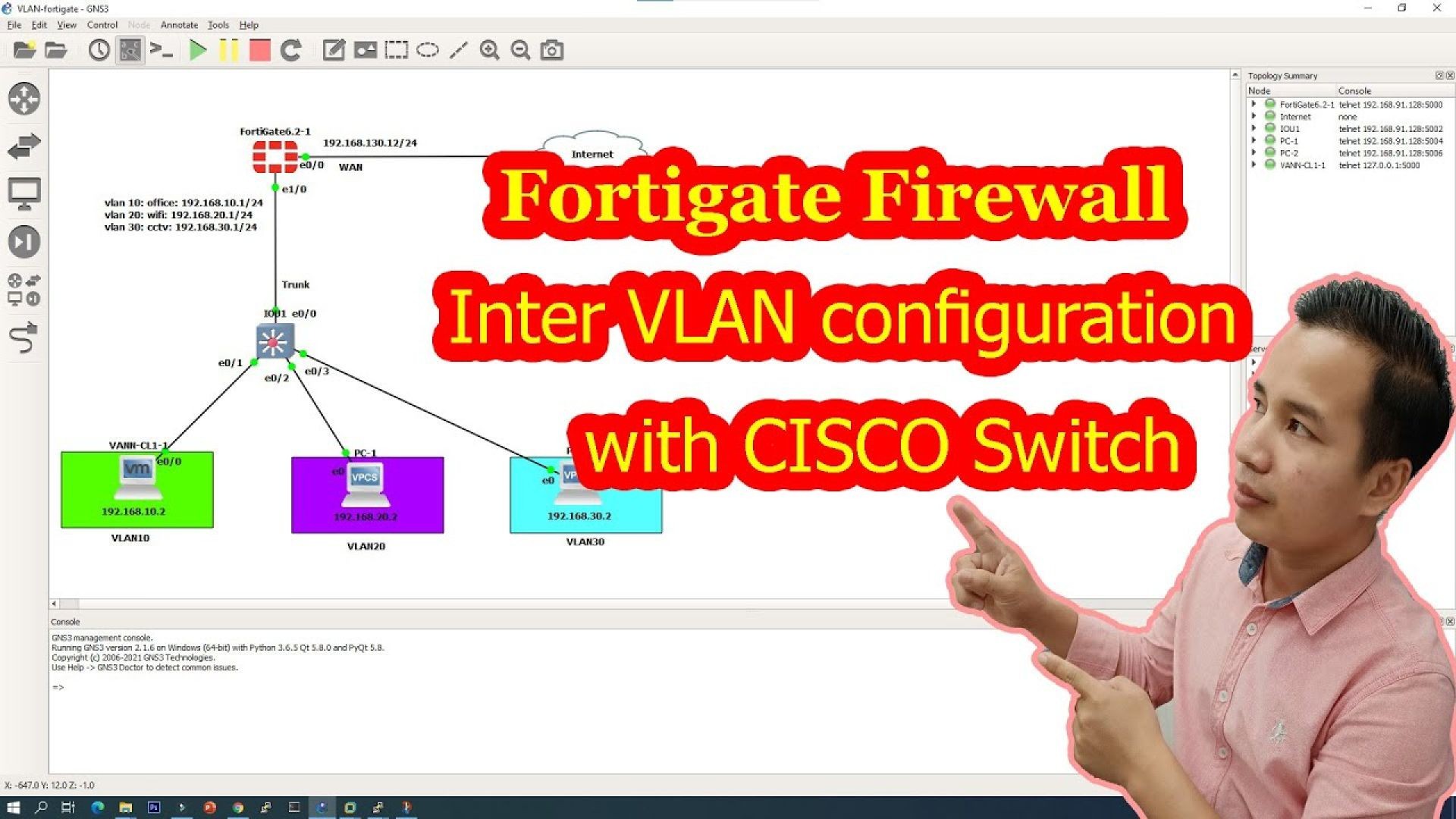 ❤❤❤❤❤❤❤❤How to setup VLAN on FortiGate Firewall and Cisco Switch❤❤❤❤❤❤❤❤❤❤❤❤❤❤❤❤